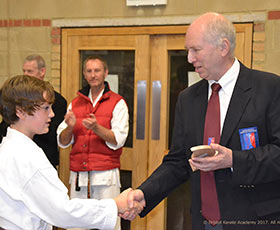 Bristol Karate Academy competitor picks up trophy