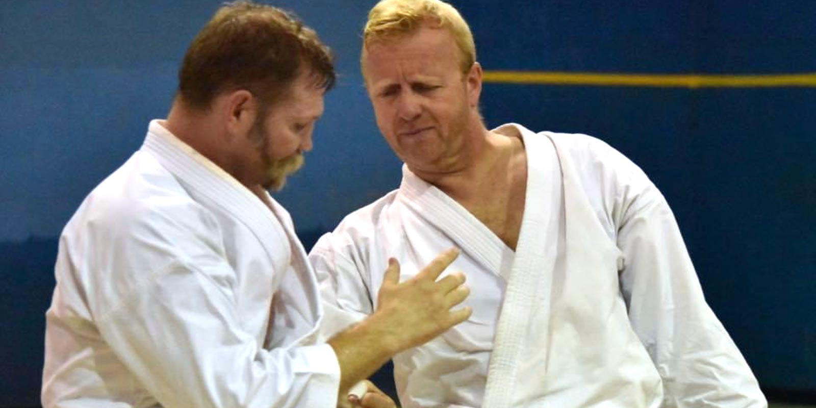 Ian Connell Sensei training with Matt Price Sensei