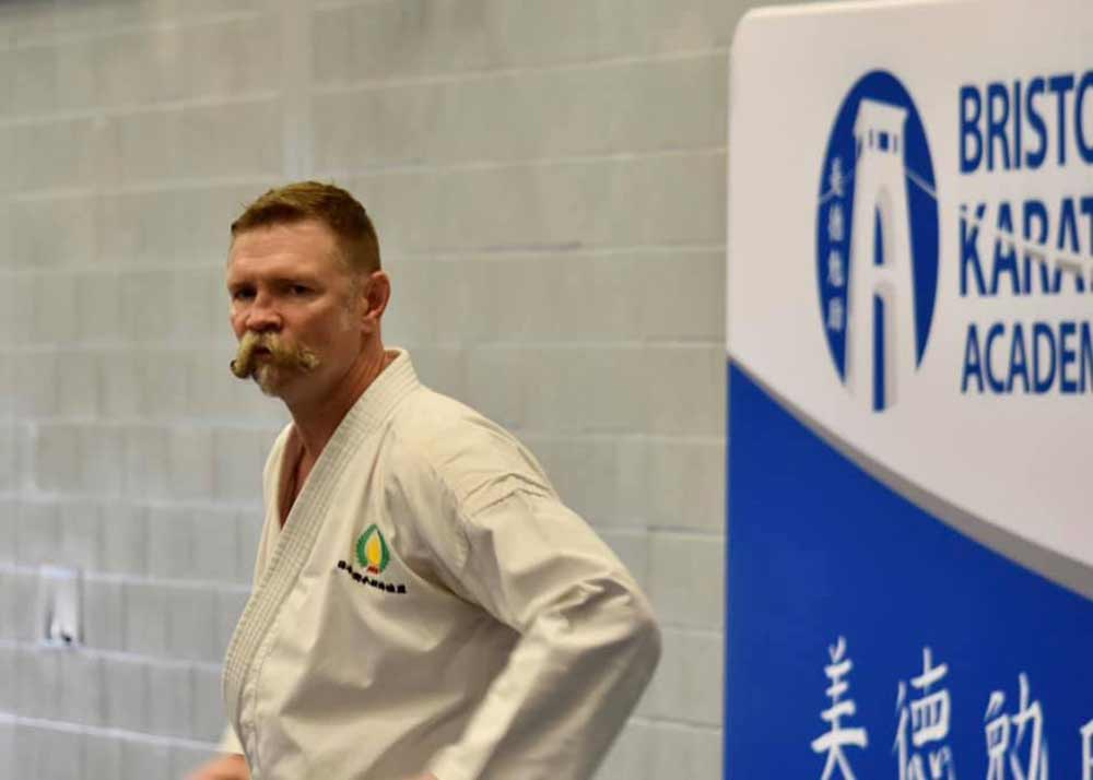 Matt Sensei watches on as Academy members and guests are put through their paces. 