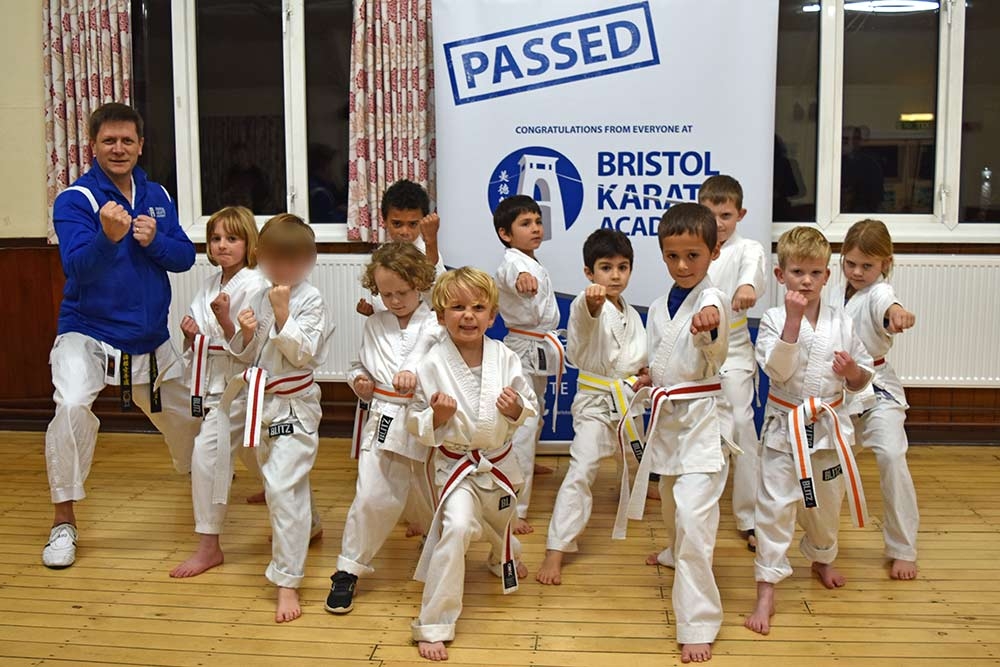 Warriors look fierce after passing their gradings.