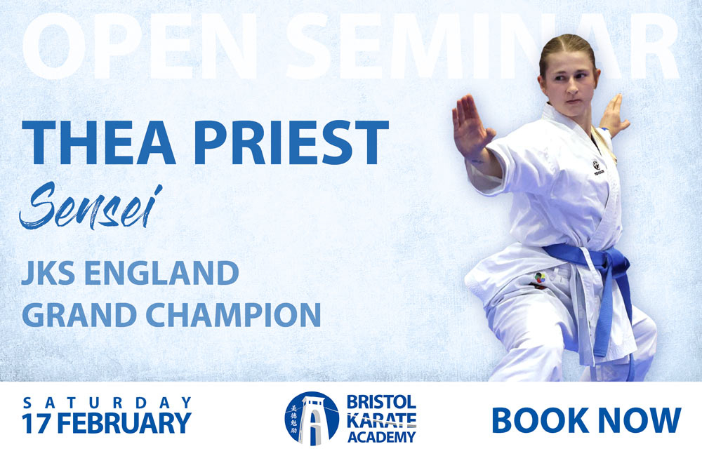BOOK NOW! SEMINAR WITH JKS GRAND CHAMPION THEA PRIEST 