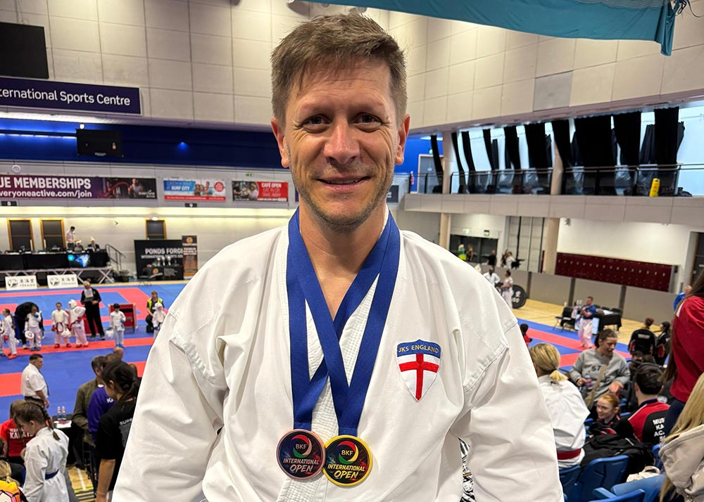 DOUBLE BRITISH MEDALLIST
