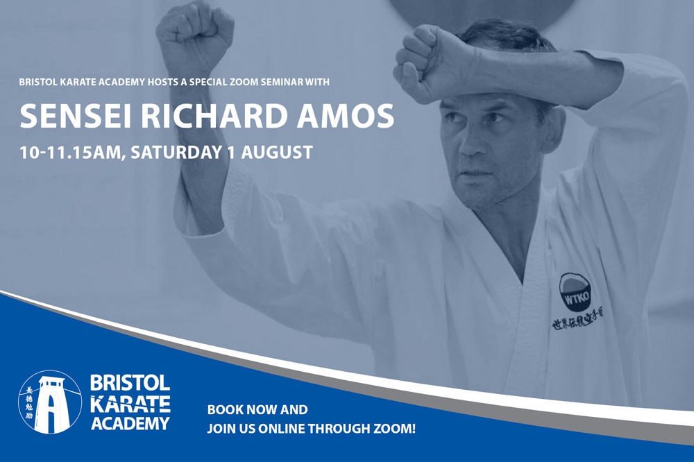 BOOK NOW TO TRAIN WITH SENSEI RICHARD AMOS